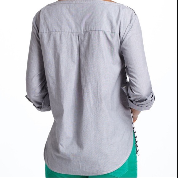 Anthropologie postmark striped conductor top - Picture 2 of 8